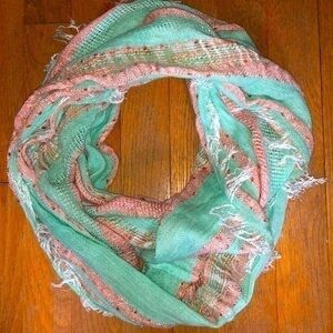 Infinity Mint Green Spring Scarf